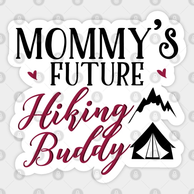 Hiking Mom and Baby Matching T-shirts Gift Sticker by KsuAnn